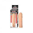 Natural Realskin Uncircumcised Xtender Vibrating Beige - ACME Pleasure