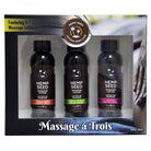 Earthly Body Gift Set Massage A Trois Includes: 2oz Isle Of You Massage Lotion, 2oz Skinny Dip Massa - ACME Pleasure