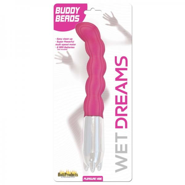 Wet Dreams Buddy Beads Multi Speed Play Vibe With Stimulation Beads Magenta - ACME Pleasure