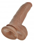 King Cock 9 inches Cock with Balls Tan Dildo - ACME Pleasure