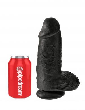 King Cock Chubby 9 inches Black Dildo - ACME Pleasure