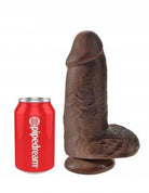 King Cock Chubby 9 inches Brown Dildo - ACME Pleasure