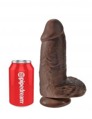 King Cock Chubby 9 inches Brown Dildo - ACME Pleasure