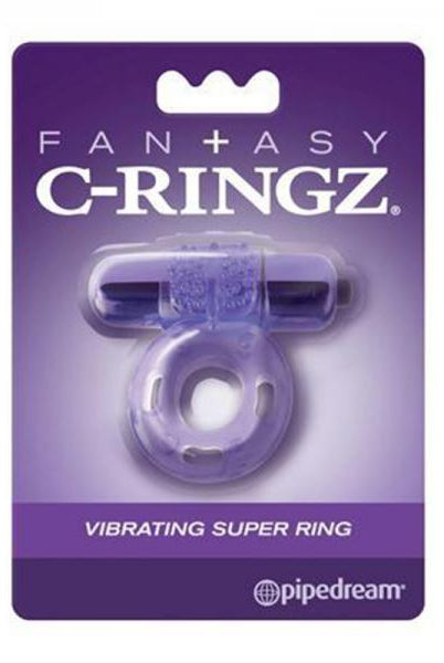 Fcr - Fantasy C-ringz Vibrating Super Ring Purple - ACME Pleasure