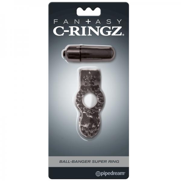 Fantasy C Ringz Ball Banger Super Ring Black - ACME Pleasure