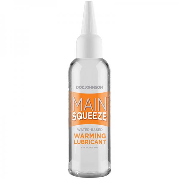 Main Squeeze Warming Water Based Lubricant 3.4oz - ACME Pleasure