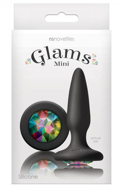 Glams Mini Butt Plug Rainbow Gem - ACME Pleasure