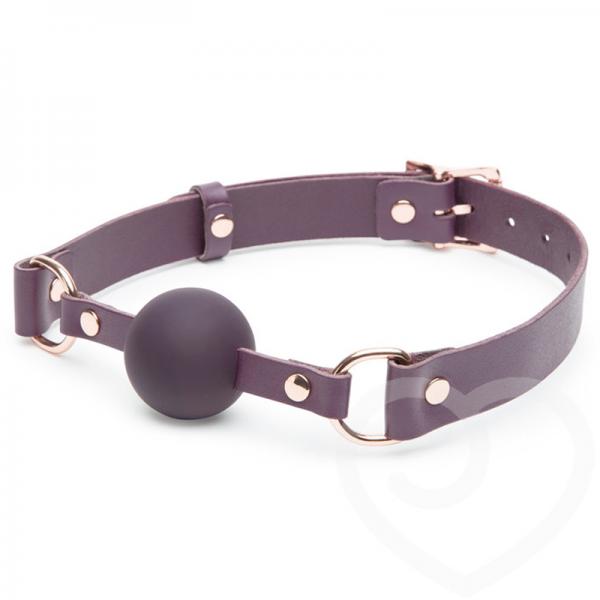 Fifty Shades Freed Cherished Collection Leather Ball Gag - ACME Pleasure