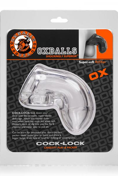 Oxballs Cock-lock, Chastity, Clear - ACME Pleasure