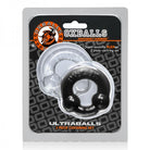 Oxballs Ultraballs, 2-pack Cockring, Black & Clear - ACME Pleasure