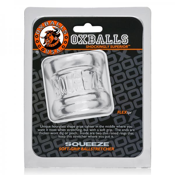 Oxballs Squeeze, Ball Stretcher, Clear - ACME Pleasure