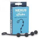 Nexus Excite Silicone Anal Beads - Black - ACME Pleasure