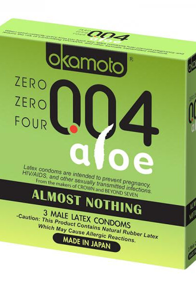 004 Almost Nothing Condom with Aloe  3 Pack - ACME Pleasure