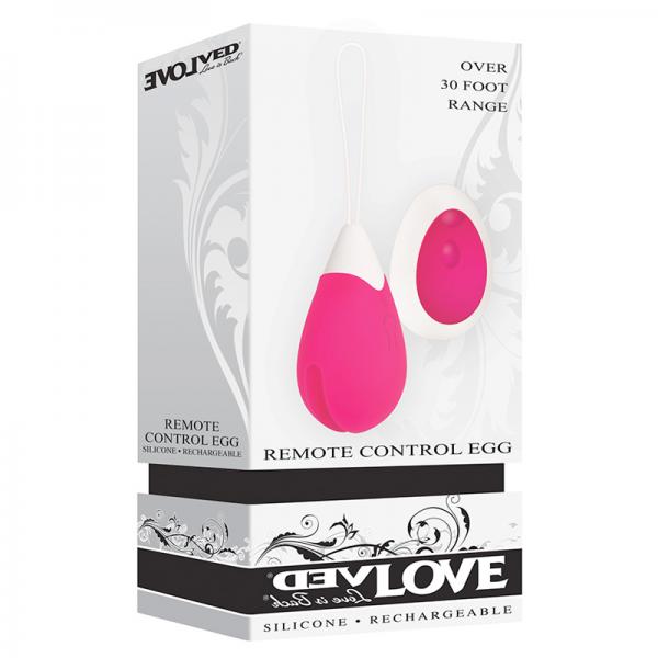 Evolved Rechargeable Egg R/c Silicone Pink - ACME Pleasure