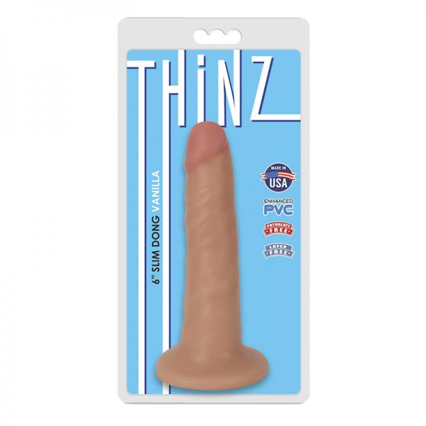 Thinz 6 inches Slim Dong Vanilla Beige - ACME Pleasure