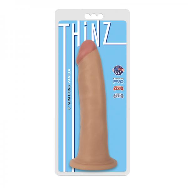 Thinz 8 inches Slim Dong Vanilla Beige - ACME Pleasure