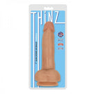 Thinz 7 inches Slim Dong with Balls Vanilla Beige - ACME Pleasure