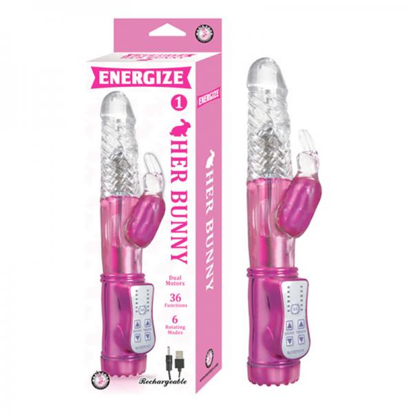 Energize Her Bunny 1 Pink Rabbit Vibrator - ACME Pleasure