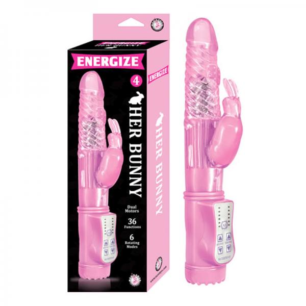 Energize Her Bunny 4 Rabbit Vibrator Pink - ACME Pleasure