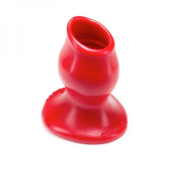 Oxballs Pighole-2, Hollow Plug, Medium, Red - ACME Pleasure