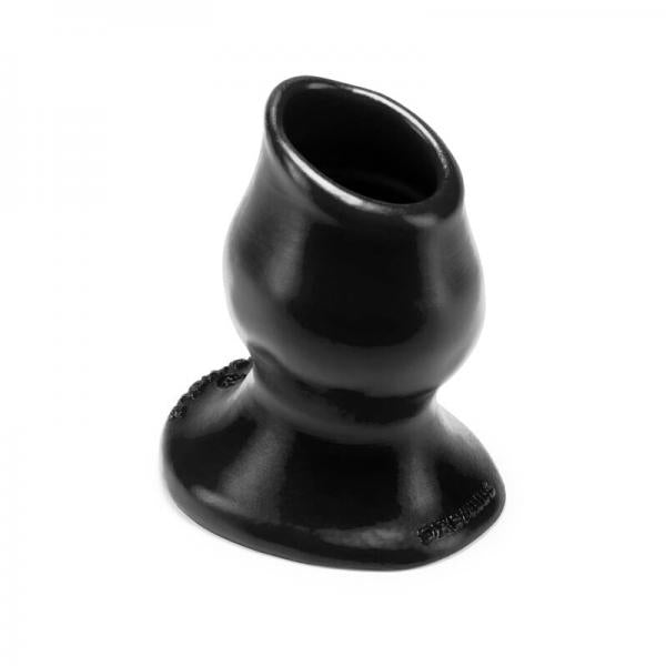 Oxballs Pighole-3, Hollow Plug, Large, Black - ACME Pleasure