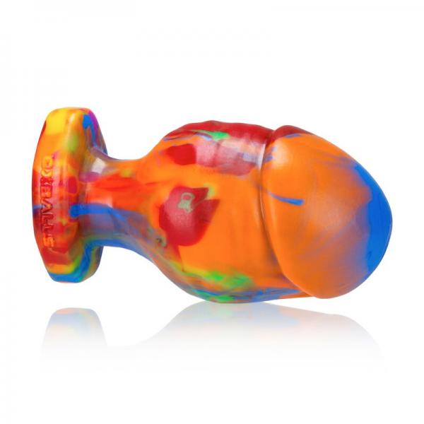 Oxballs Honcho-3, Buttplug, Large, Rainbow - ACME Pleasure