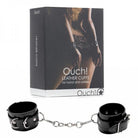 Ouch! Leather Cuffs - Black - ACME Pleasure