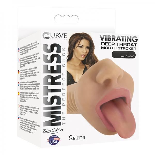 Mistress Bioskin Perfect Suck Vibrating Selene Latte - ACME Pleasure