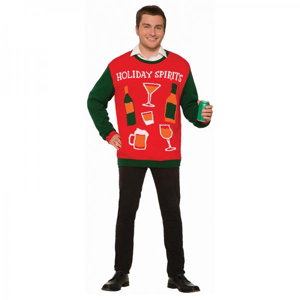 Xmas Sweater Holiday Spirits Xl - ACME Pleasure