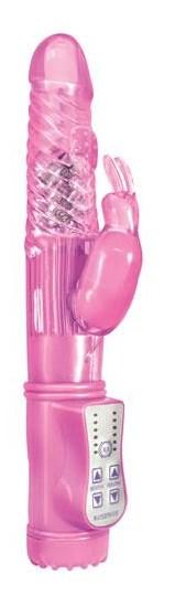 Energize Her Bunny 2 Rechargeable Dual Motors 36 Function 6 Rotation Modes Waterproof  Pink - ACME Pleasure