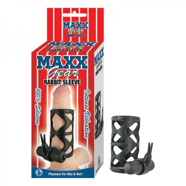 Maxx Gear Rabbit Sleeve Black - ACME Pleasure