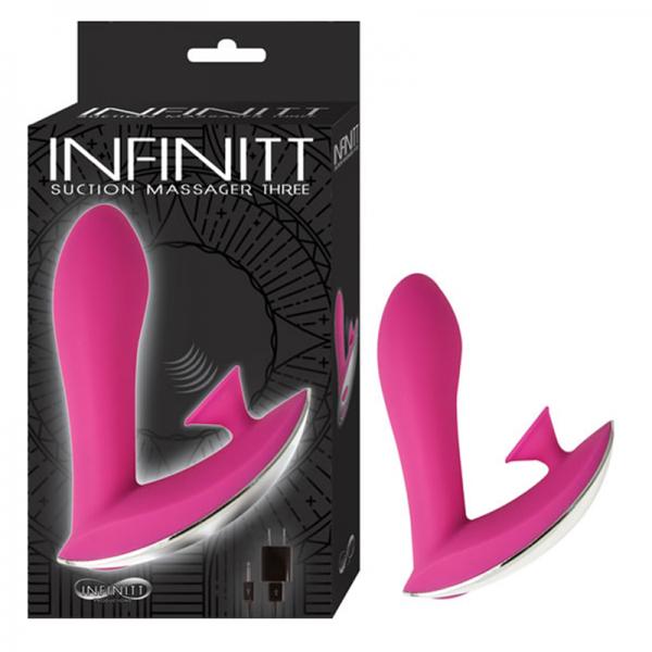 Infinitt Suction Massager Three Pink - ACME Pleasure