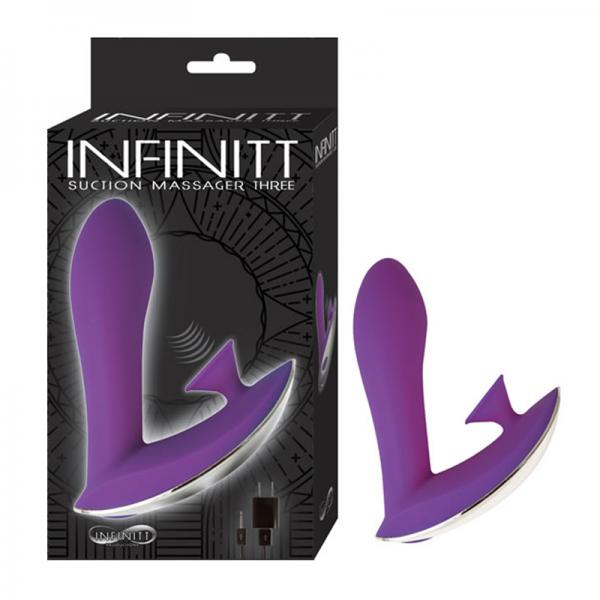 Infinitt Suction Massager Three Purple - ACME Pleasure