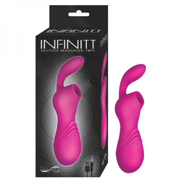 Infinitt Suction Massager Two Pink - ACME Pleasure