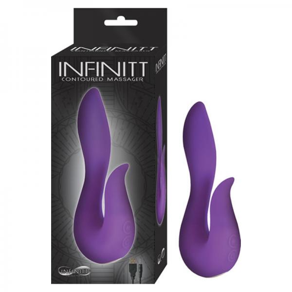 Infinitt Contoured Massager Purple - ACME Pleasure