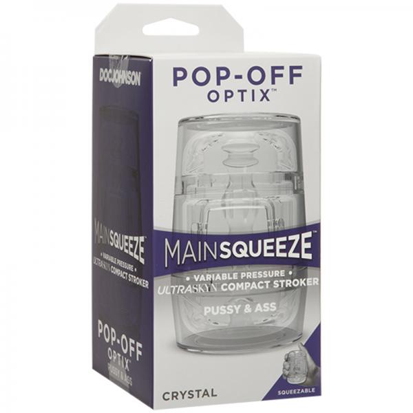 Main Squeeze Pop-off Optix Pussy&ass Crystal - ACME Pleasure