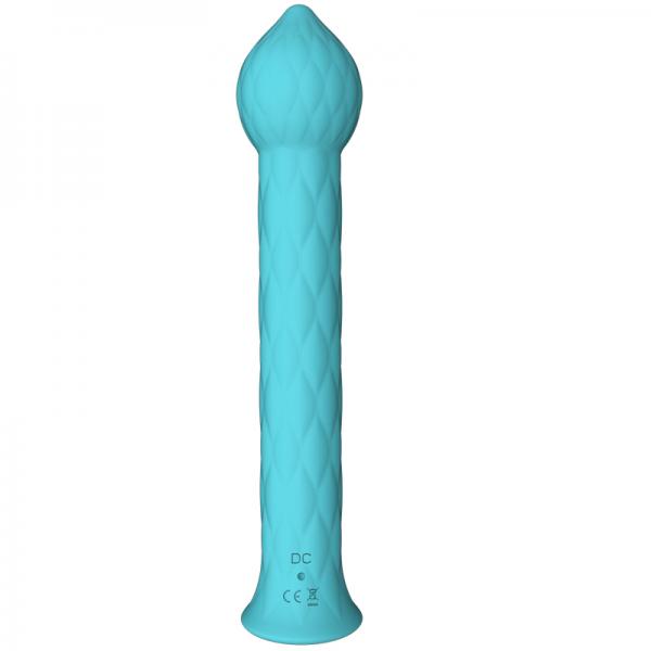 Femmefunn Diamond Wand Vibrator Turquoise Blue - ACME Pleasure