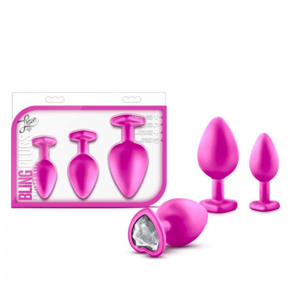 Bling Plug Training Kit Pink With White Gem - ACME Pleasure