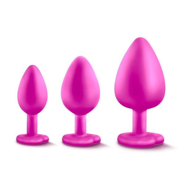 Bling Plug Training Kit Pink With White Gem - ACME Pleasure