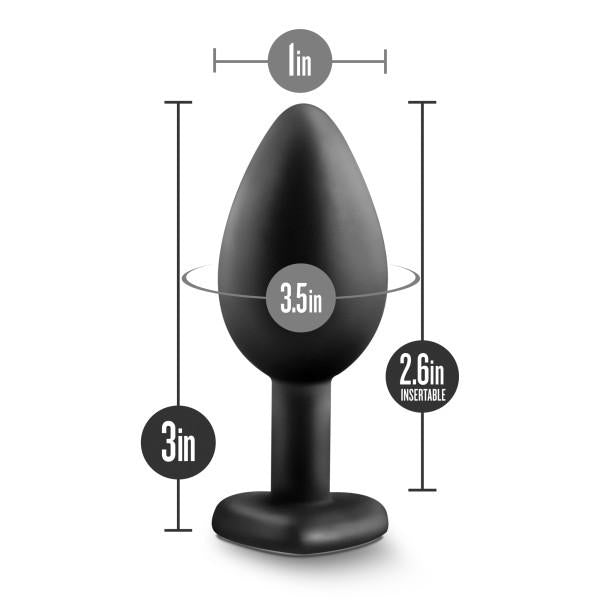 Temptasia Bling Plug Small Black - ACME Pleasure