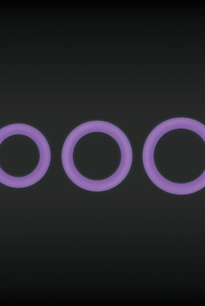 Firefly Halo Medium Cock Ring Purple - ACME Pleasure
