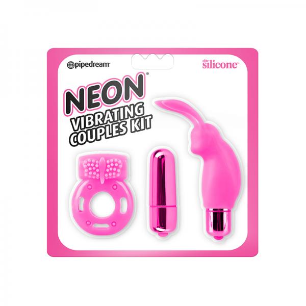 Neon Vibrating Couples Kit Pink - ACME Pleasure