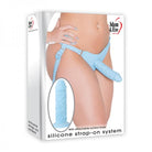 Adam & Eve The Silicone Strap On System Blue - ACME Pleasure