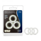 Performance - Vs2 Pure Premium Silicone Cockrings - Small - White - ACME Pleasure