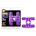 Play With Me - Double Play - Dual Vibrating Cockring - Purple - ACME Pleasure