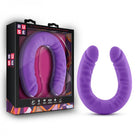 Ruse - 18 Inch Silicone Slim Double Dong - Purple - ACME Pleasure