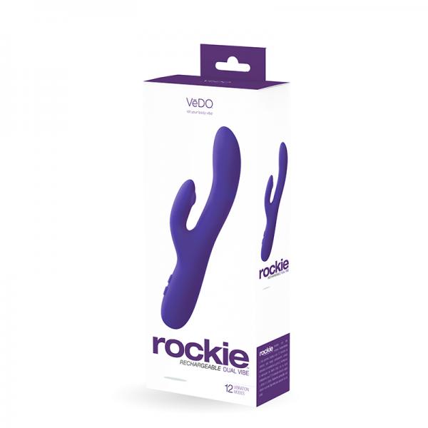 Vedo Rockie Rechargeable Dual Vibe - Into You Indigo - ACME Pleasure