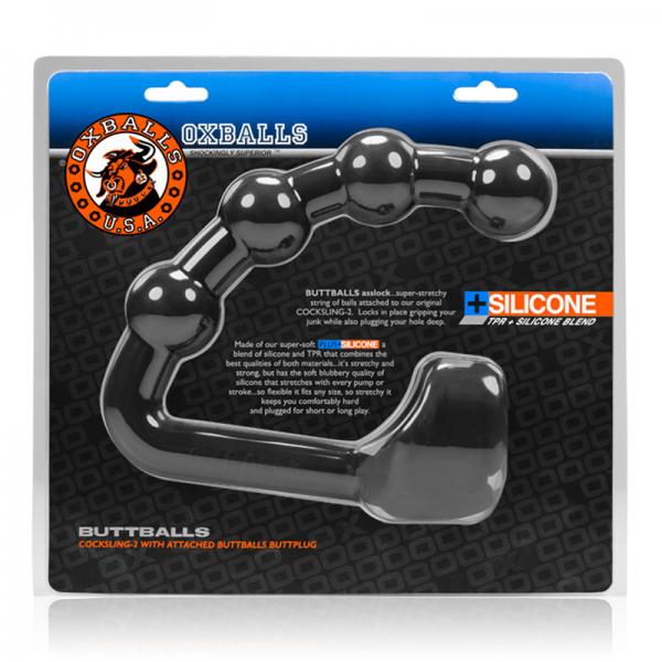 Oxballs Buttballs Asslock & Cocksling, Black Ice - ACME Pleasure