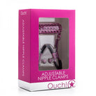 Ouch! Adjustable Nipple Clamps - Pink - ACME Pleasure