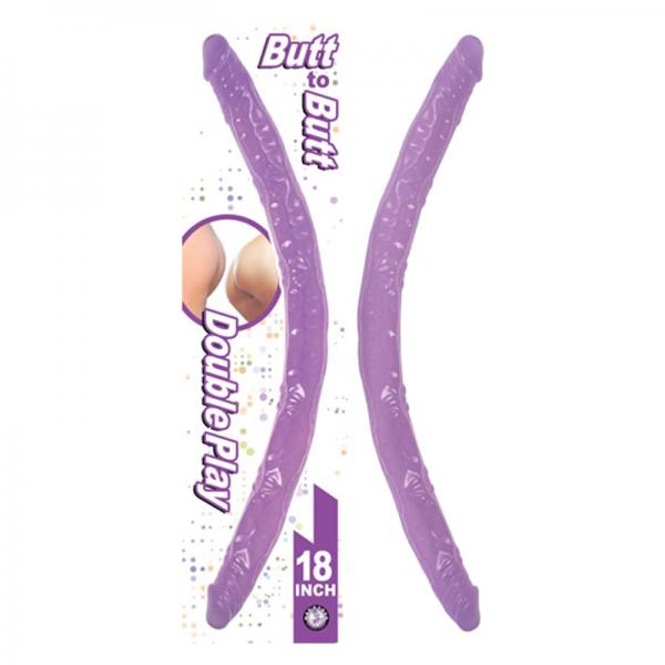 Butt To Butt Double Play Dong 18in Lavender - ACME Pleasure